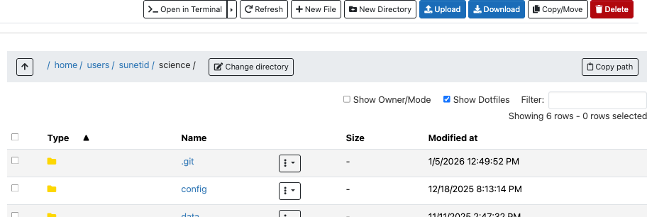 Open OnDemand File Manager
